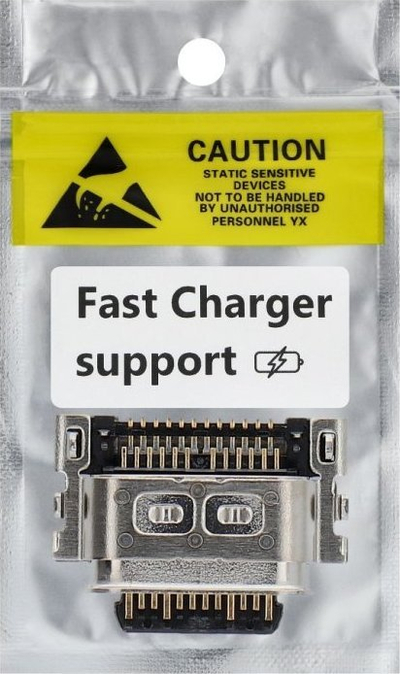 Konektor karikimi OEM Motorola Edge 20, pjesë këmbimi, për servis