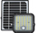 Prozhektor LED V-TAC, solar 10W, sensor lëvizjeje, i zi