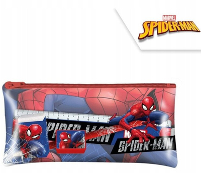 Set shkollor KIDS Euroswan SPIDERMAN, penar me aksesorë, për fëmijë