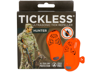 Pajisje kundër rriqrave Tickless Hunter PRO-103OR, ultrasonike, 3000 orë, portokalli