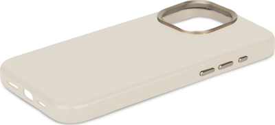 Këllfë telefoni Decoded Leather Back Cover për iPhone 15 Pro Max, lëkurë, MagSafe, bezhë
