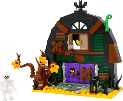 Set LEGO Halloween Barn, hambar për Halloween, lodër për të ndërtu