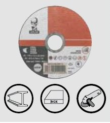 Disk prerës për metal Norton Starline A46R, 180 mm, 1.6 mm, gri