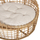 Kolltuk rattan natyral 103×92×81 cm (HM9814), bardhë