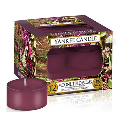 Set qirinj aromatik Yankee Candle Moonlit Blossoms, 12 x 9.8 g kYC858
