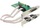 Spot Paulmann Colmar 94138, për sistem drite me kabllo, 10W, krom satin
