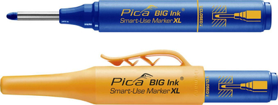 Markera permanent PICA BIG Ink, ujërezistent, majë e hollë, i kaltër