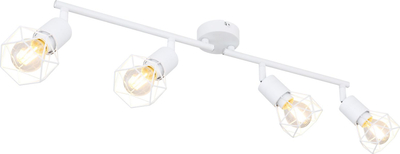 Llambë tavani me spote Globo Xara I 54802W-4, 4x E14, metal, e bardhë