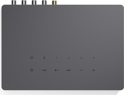 Lexues audio për rrjet Audio Pro Link 2, WiFi, Bluetooth, gri e errët me argjend