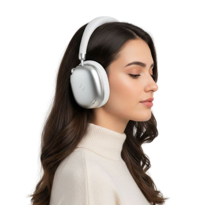 Kufje pa tela Havit Space S1, Bluetooth, ANC, argjend