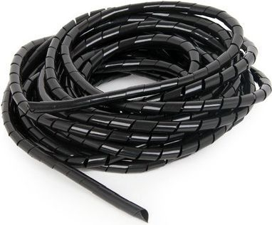 Spirale për organizimin e kabllove Gembird (CM-WR1210-01), e zezë