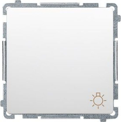 Buton drite Kontakt-Simon Simon 54 DS1A.01/11, 16AX 250V, i bardhë