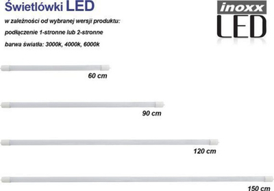 Llambë Nvox T8 9W, e bardhë