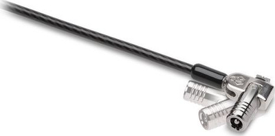 Bravë sigurie Kensington NanoSaver Keyed Dual Head 146955, për laptop dhe pajisje 2 në 1, me çelës, ngjyrë argjendtë