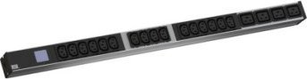 Njësi PDU Bachmann BlueNet BN0500, 20 dalje IEC C13/C19, 230V AC, kabllo 3m, e zezë