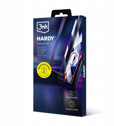 Xhami mbrojtës 3mk Hardy Hardura 9H për Samsung Galaxy A25 5G, 2 copë, i zi