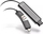 Kabllo për kufje Poly Cord DA75, USB A / C, e zezë