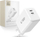 Karikues muri Tech-Protect NC45W-GAN, 45W PD, 2x USB-C, i bardhë