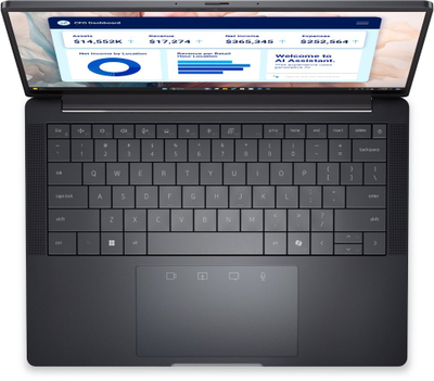 Laptop Dell Pro Premium 14 PA14250, 14", Intel Core Ultra 7, 32GB RAM, 1TB SSD, gri