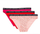Set me brekë Tommy Hilfiger UW0UW01390-636, 3 palë, L