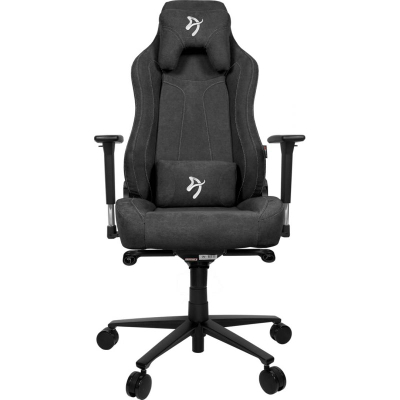 Karrige gaming Arozzi Vernazza, ergonomike, material tekstil, gri me të zezë
