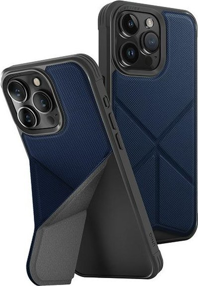 Mbrojtëse telefoni Uniq Transforma për iPhone 15 Pro 6.1", Magclick, blu elektrik