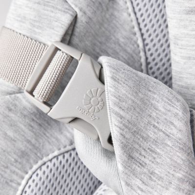 Shezlong bebe Ergobaby Evolve 3 në 1, ergonomik, i hirtë i çelët