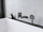 Rubinetë vaskë Hansgrohe Metropol, montim i fshehtë, një komandë, e zezë mat