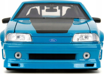 Maket makine Jada Toys Fast &amp; Furious 1989 Ford Mustang GT, metal, shkalla 1:24