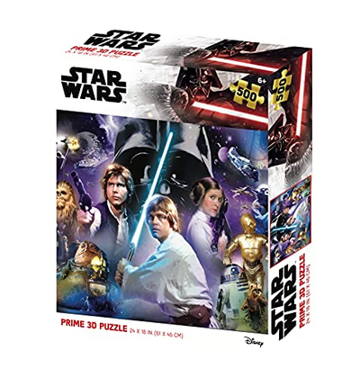 Puzzle 3D Star Wars Ensemble Darth Vader, 500 copa, 61 x 46 cm, shumëngjyrësh