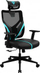 Karrige gaming ThunderX3 Yama1, universale, me mbështetëse rrjetë, e zezë me cyan
