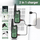 Walkie talkie Baofeng BF-25E PMR, set 2 copë, 16 kanale, i zi