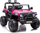 Makina elektrike për kalamaj BBH-016, 12V, xhip, rozë