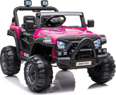 Makina elektrike për kalamaj BBH-016, 12V, xhip, rozë
