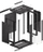 Kabinet Lanberg 19", 15U, i zi