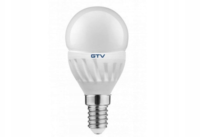 Llambë LED GTV E14 B45 Ceramic, 10W, 1000 lm, 4000K