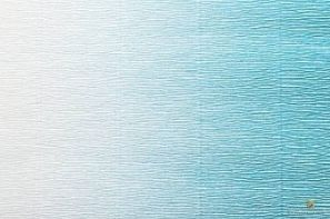 Letër krep CREPE RAINBOW blu, 50cm x 2.5m