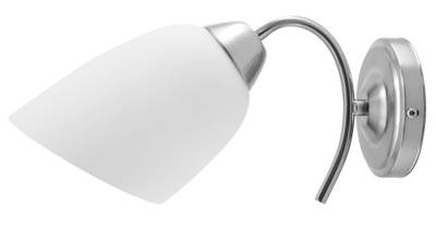 Llambë murale ActiveJet Nikita 1P, E27, 60W, nikel