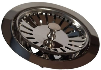 Филтер за мијалник Goobay Sink Strainer 3.5", не’рѓосувачки челик, завртка 45 cm, сребрен