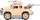 Makine lodër ushtarake Polesie Legionnaire Mini 83623, plastikë, pick up, bezhë