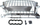 Grillë e përparme MTuning për Audi Q5 8R, 2009-2012, krom, me PDC