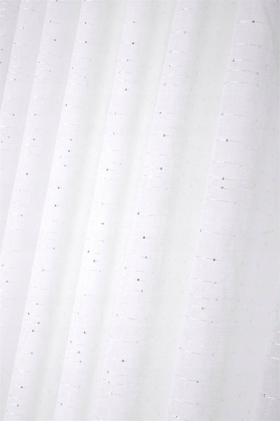 Perde Stof Celian, për dritare ballkoni 300x260 cm, poliester, e bardhë