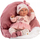 Kukull bebe Llorens Mimi Baby, 42 cm, trup i butë, rozë