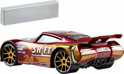 Makina lodër Disney Pixar Cars William Byrev 24, metal, Nascar, e kuqe me ari