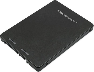 Адаптер Qoltec за SSD M.2 SATA NGFF во SATA III, 6Gb/s, црн
