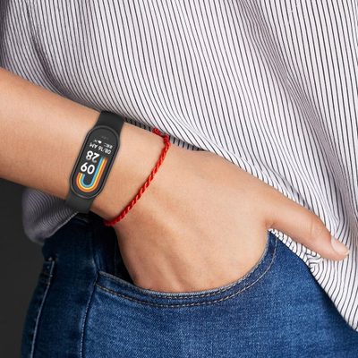 Rrip dore Tech‑Protect IconBand për Xiaomi Smart Band 8 / 8 NFC, TPU, i rregullueshëm, ngjyrë ulliri