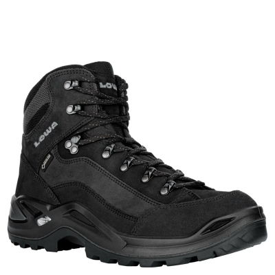 Çizme malore LOWA RENEGADE GTX MID për burra, Gore Tex, të zeza