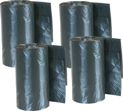Qese higjienike për qen Kerbl, set 4x20 copë, 30x23cm, gri