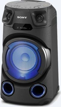 Sistem muzikor Sony MHC-V13, me Bluetooth dhe LED, ngjyrë e zezë