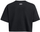 Спортска блуза Under Armour Boxy Crop Logo, кратки ракави, 100% полиестер, црна